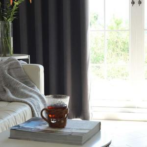 [NS홈쇼핑]뷰하우스 원톤 멜란지 100프로 아일렛 암막커튼 중형[30410362]