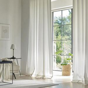 [NS홈쇼핑]뷰하우스 데이즈 핀형 3중직 원톤 거실 암막 커튼 대형 + 커튼레일세트..[32418295]