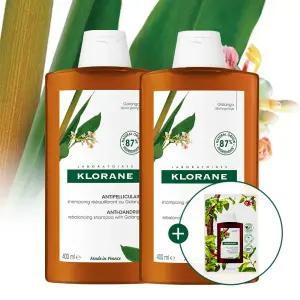 (20% 쿠.폰)[비듬케어] 갈랑가 비듬 샴푸 400ml 2개 (+퀴닌샴푸 7ml)