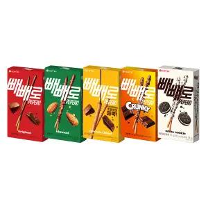 롯데 빼빼로 최대 10개 골라담기 초코빼빼로 아몬드빼빼로 초코필드빼빼로 크런키 화이트쿠키