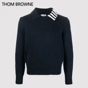 니트 스웨터 도니골 인타르시아 사선 카라 니트 MKA449A Y1032 415 국내배송 당