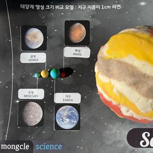[핫트랙스]몽클 사이언스  태양계 행성크기 비교모델 만들기