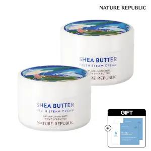 [네이처리퍼블릭/베스트] 마스크팩 증정 승무원 크림 쉐어버터 프레시 크림 2개 100ml (지복합성)