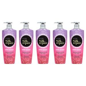 엘라스틴 실크리페어 컨디셔너 550ml 체리블라섬향, 5개
