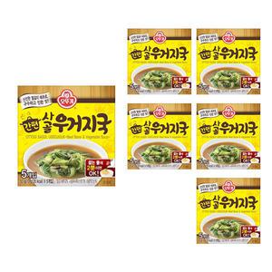 오뚜기 간편 블럭국 사골우거지국(10gx5) 6개