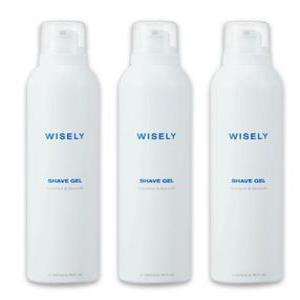 와이즐리 쉐이빙젤 200ml x 3개 면도 젤