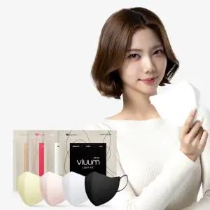 비움 라이트핏 KF94 새부리형 이가은 마스크 25+25매 대형 중형