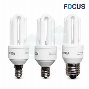포커스 삼파장 램프 전구EL11W 미니소켓