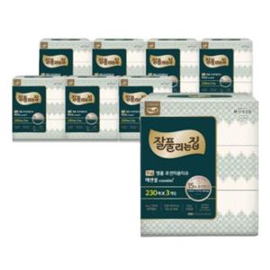 잘풀리는집 명품 로션미용티슈 에센셜 230매X3입X8개