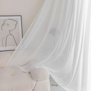 [NS홈쇼핑]뷰하우스 한지 화이트 쉬폰커튼 특대형[32966525]