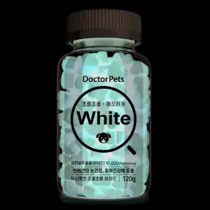 닥터펫츠 강아지 눈 영양제 눈물자국 피부질환 백내장 고함량 120g