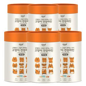 굿밸런스 짜먹는 간식 헤어볼 60P x 6개