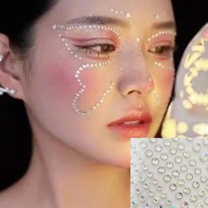 [갓샵]페이스 얼굴 큐빅 쥬얼 스티커 6종 [대용량 쥬얼리 큐빅스티커 페스티벌 분장 보석 크리스탈]