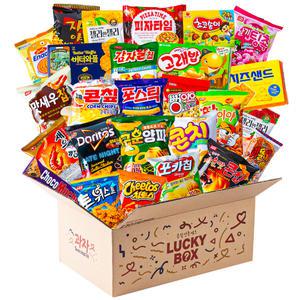 종합과자 선물박스 프리미엄 럭키세트 3호 간식꾸러미 사무실 탕비실 세미나 다과 까까박스