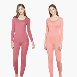 BYC 순면 양면 60수 여성 겨울 시보리 내복 내의 세트 DCS5066(44)