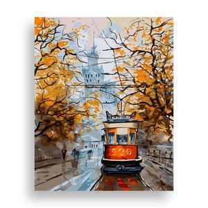 위메이크 페인팅 DIY 명화그리기 가을 런던 40x50