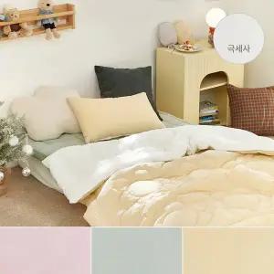 [파르페][파르페by알레르망] 푸딩 60수 고밀도면 밍크극세사 키즈차렵이불패드세트 S/SS