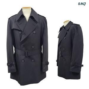 [에스엠진]SMJ1098 남성 숏 트렌치 코트 더블 코트 남성 6부 겨울 아우터