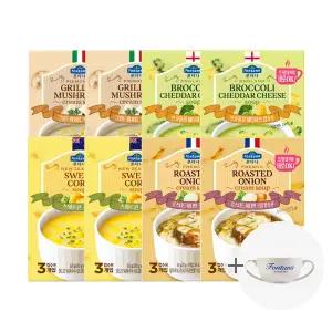 폰타나 지함수프 버라이어티 기획 60g, 8개 + 증정( 양손 수프컵, 1개)