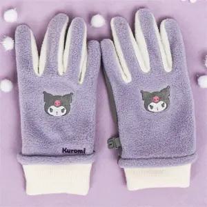 쿠로미 폴라손가락장갑 [페이스자수부클-40007] [Q0440]