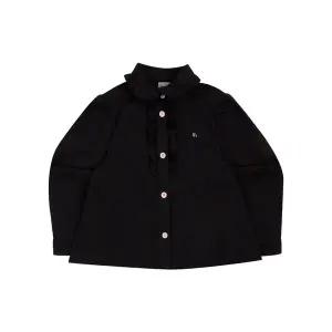 [대구백화점] [빈]블랙 다이마루 카라 블라우스(BX64BL02BK)