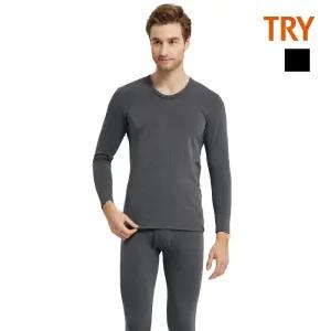 [트라이] 남성 히트업 플러스 기모 내의 상하세트 H41