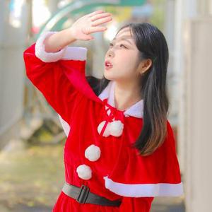 [스투피드]X-MAS 산타 망토 (아동용)