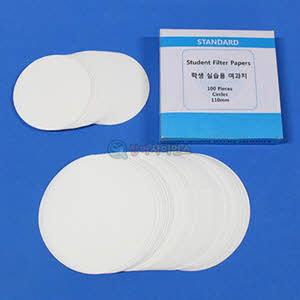 과학수업 거름종이(여과지)-지름 100mm 원형국내산 /과학실 교구