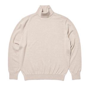 Verno Cashtouch Turtle-neck Knit Oatmeal