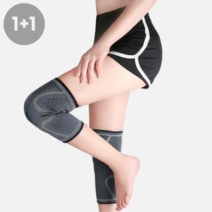 (1플러스1) 엘라스틱 3D 통기성 고탄력 스판 밸런싱 압박 관절 무릎보호대