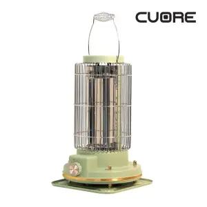 [쿠오레] 비스트로 카본 경량 히터 CCH-700G 그린 광각 발열 난방 자동 전원 차단 기능