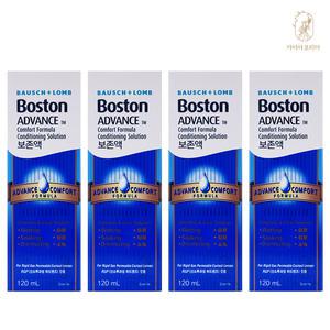 보스톤 보존액 120ml 4개 ,드림 하드 렌즈 심플러스, 클리너 세척액, 단백질제거제 다목적용액