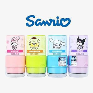 [기타]산리오 캐릭터즈 원형 칭찬토이 스탬프 참잘했어요 도장 4가지 세트