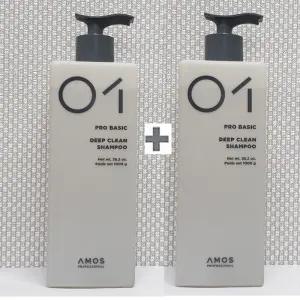 아모스 프로 베이직 딥 클린 샴푸 1000ml x 2개