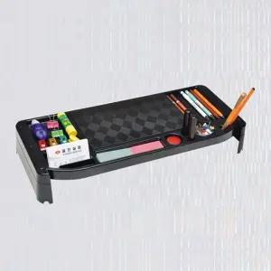 플라스틱 수납 모니터 받침대 데스크 학생 책상