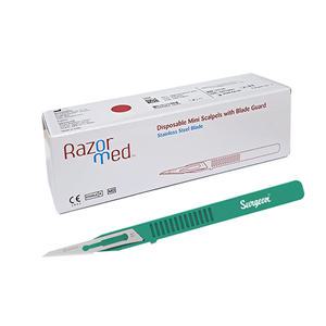 [Razormed] 멸균 일회용 미니 일체형 메스날 스켈퍼 (10개입) - 10/11/15호