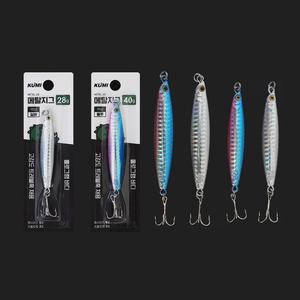 쿠미 홀로그램 메탈지그 트레블훅 40g 우럭 광어 삼치