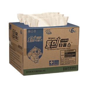 토미 프리미엄타올스 6겹 300매 DBK-204 와이퍼타올 기름제거종이 기름흡착 휴지 동방제지
