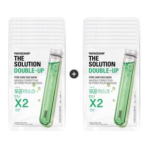 8+8 더페이스샵 더 솔루션 더블업 모공마스크시트
