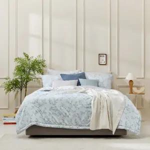 [알레르망]이브닝 차렵베개세트S(블루)