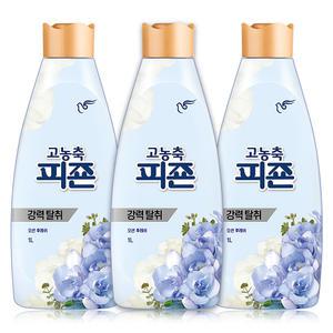 고농축 피죤 강력탈취 섬유유연제 오션 후레쉬 1L x 3개