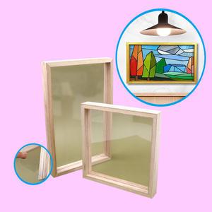 양면아크릴 투명 정사각 직사각형 원목액자 원목사진액자