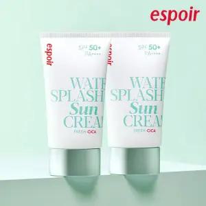 [에스쁘아] [2개] 워터 스플래쉬 선크림 프레쉬 시카 60ml