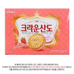 크라운 산도 딸기 323g x 8개 (한박스)