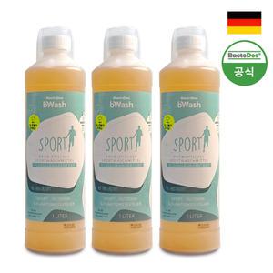 박토데스 비워시(bWash) 스포츠세탁세제 1L  3개 프로바이오틱스세제