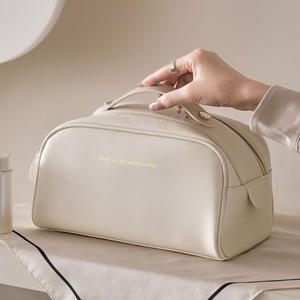 더블 지퍼 화장품 파우치 여행용 휴대용 수납 가방