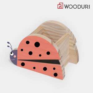 우드리 동물 다용도 꽂이-무당벌레 목공 DIY 체험