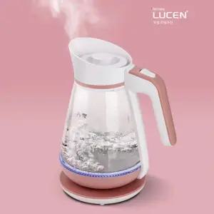 루센 무선 전기포트 1.5L 가정용 사무실 커피포트 전기 유리 주전자 CF-1700