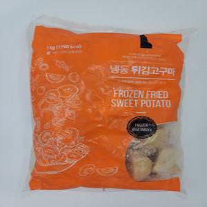 [얌얌마켓] 냉동 맛탕용 튀김 고구마 1kg (아이스박스 포함)
