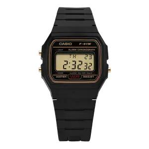 [카시오] 카시오 CASIO F-91WG-9QHDF 디지털 스퀘어 빈티지 공용 우레탄시계